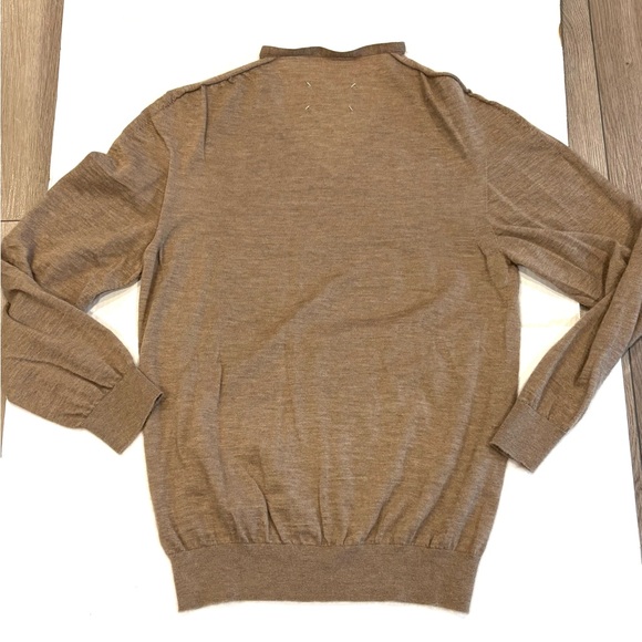 Maison Margela Women V neck cashmere jumper Made in Italy - Picture 11 of 14